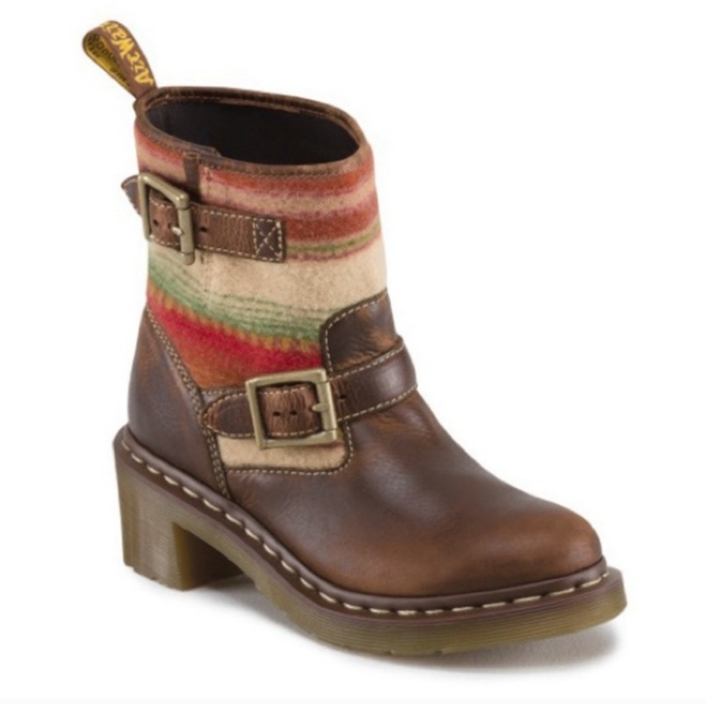 Dr. Martens x Pendleton Southwestern Biker Boots 7